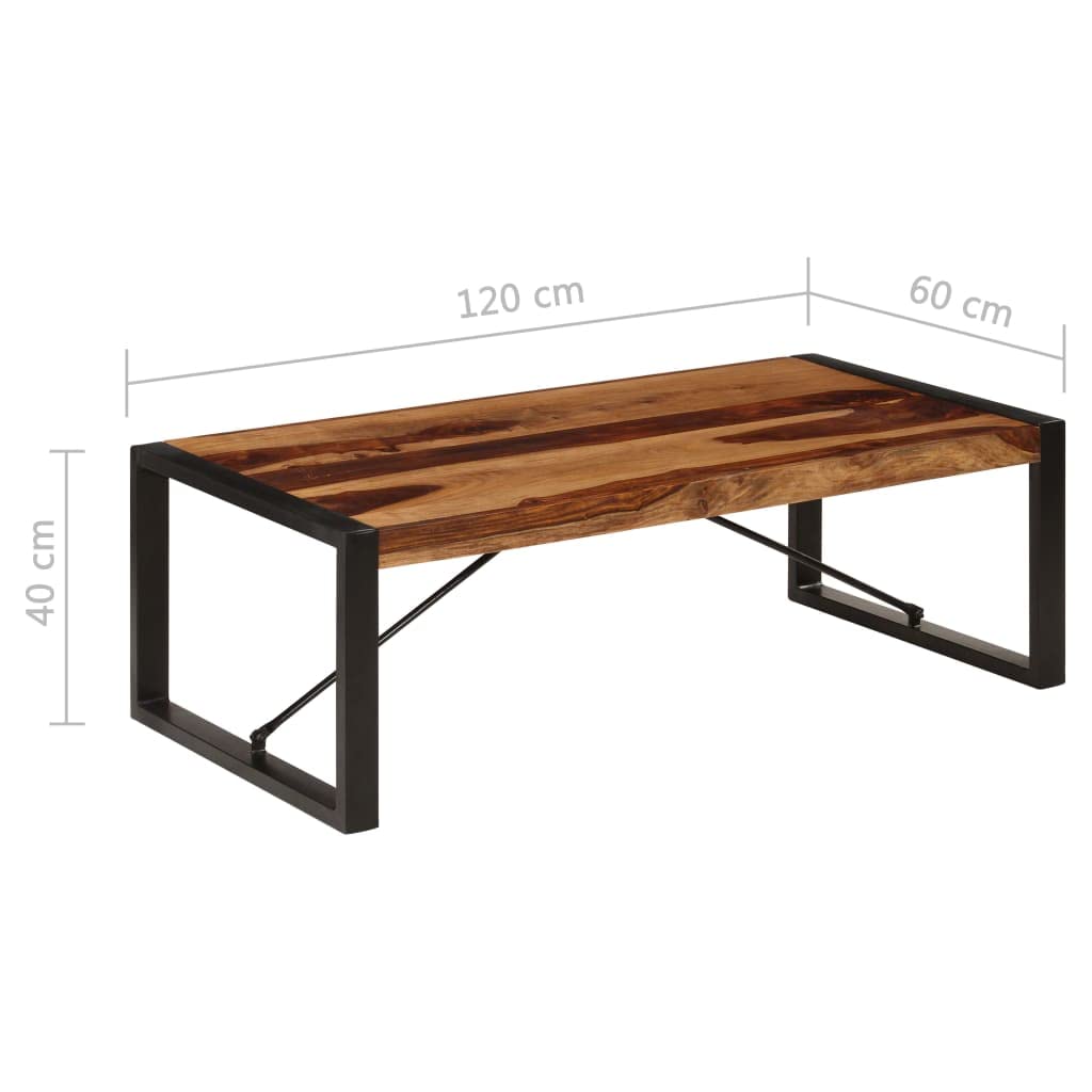 Solid Sheesham Wood Coffee Table L2470
