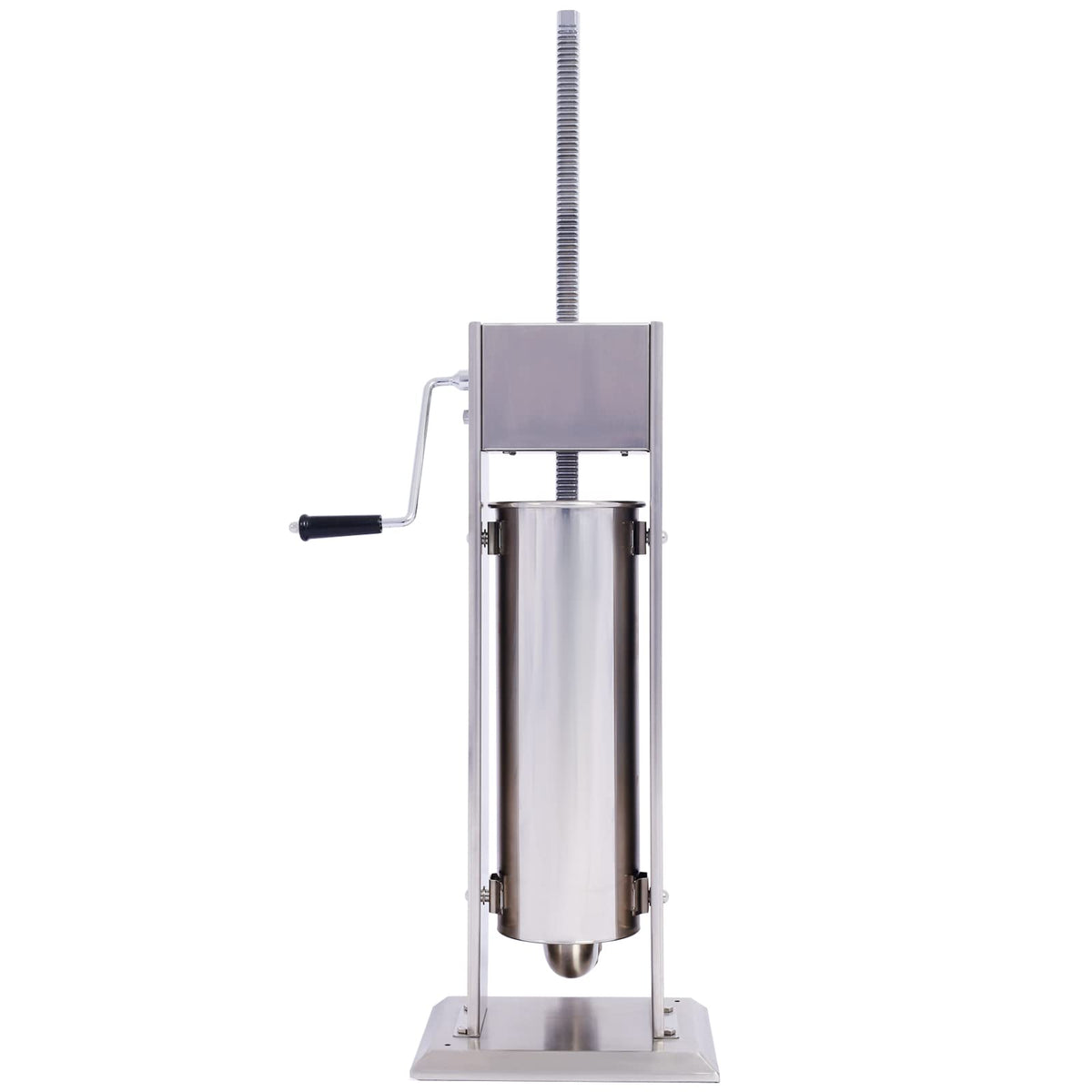 15LB Stainless Steel Vertical Sausage Stuffer with 4 Nozzles B1410