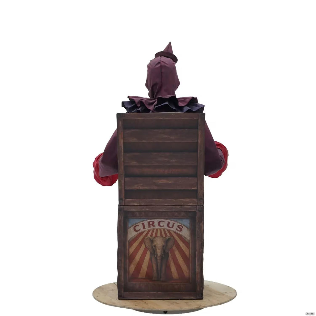 5 Ft. Skeleton Clown Halloween Decoration O16816