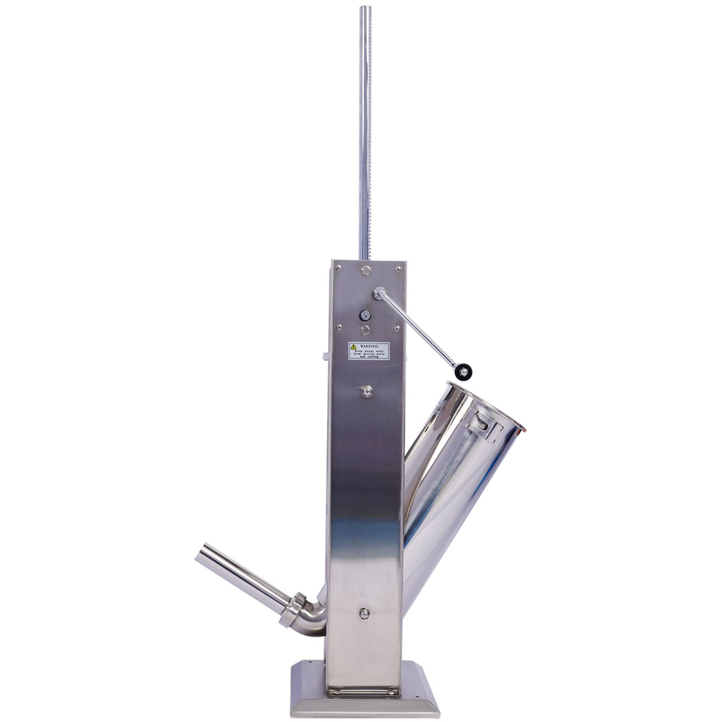15LB Stainless Steel Vertical Sausage Stuffer with 4 Nozzles B1410