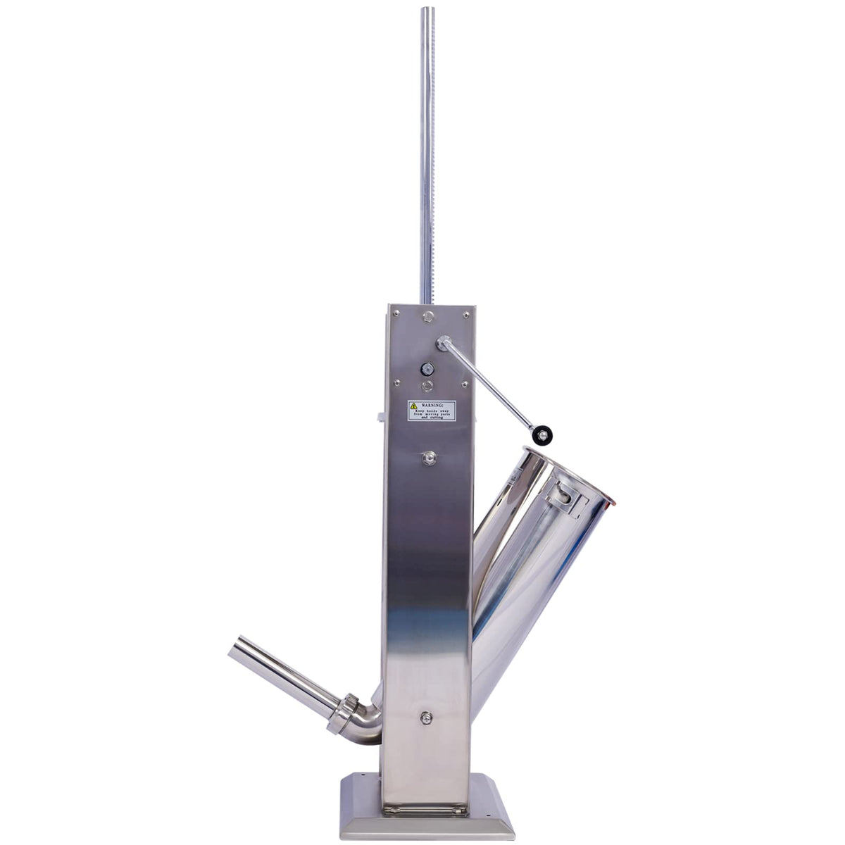 15LB Stainless Steel Vertical Sausage Stuffer with 4 Nozzles B1410