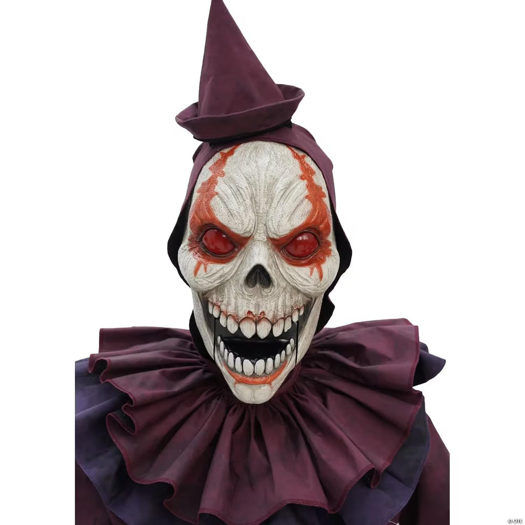5 Ft. Skeleton Clown Halloween Decoration O16816