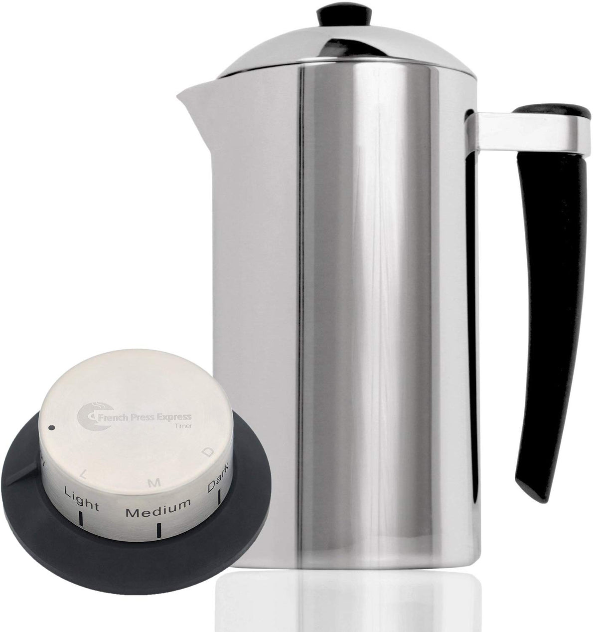 Stainless Steel Double-Wall Coffee Press 1 Liter E430904