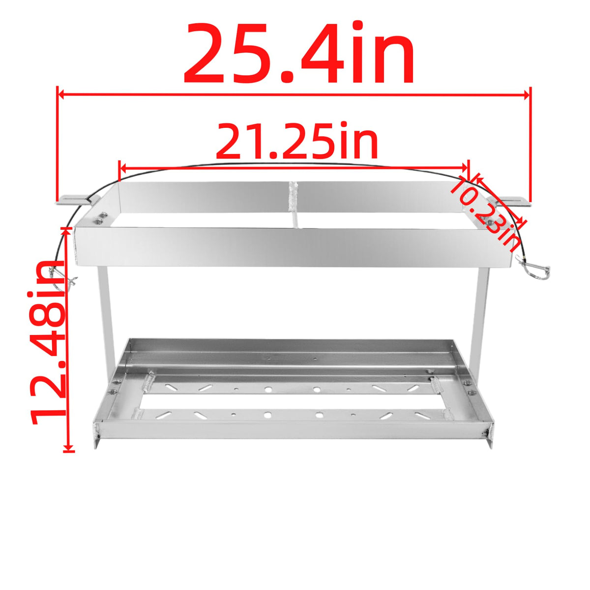 Heavy Duty Fuel Can Holder for 2 5-Gal Jugs Z48450