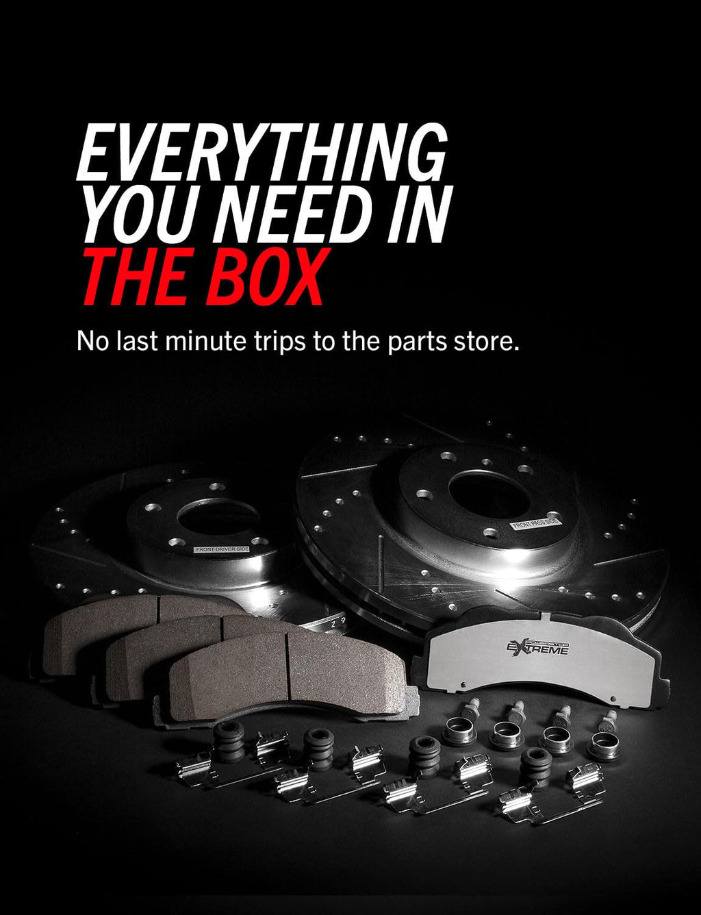 Front Brake Pad & Rotor Kit H6841