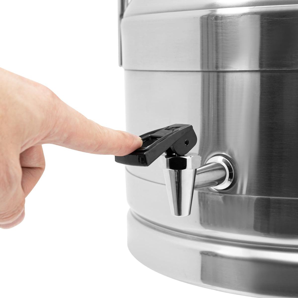 Stainless Steel Milk Can with Faucet, 20L Silicone Sealed Lid S653621