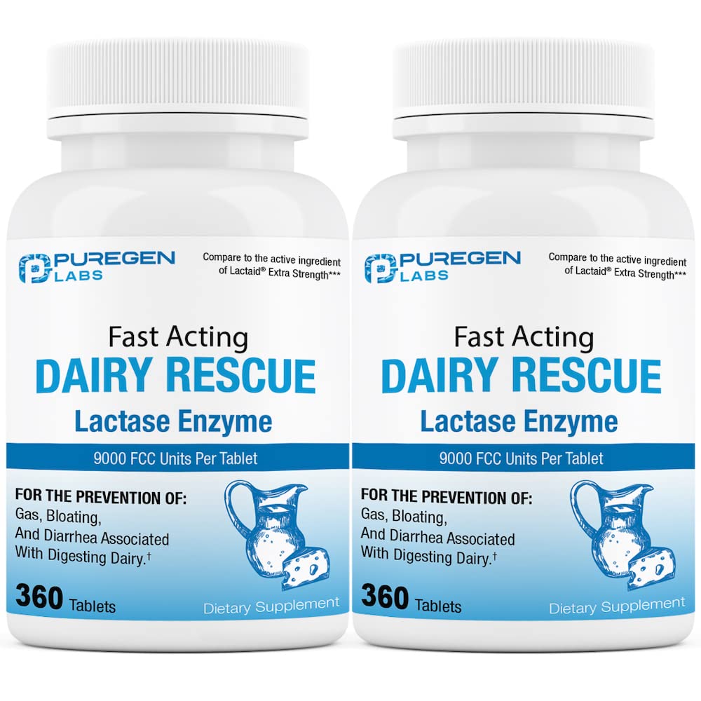 Dairy Relief Lactase Enzyme 9000 FCC 2 Pack P736518