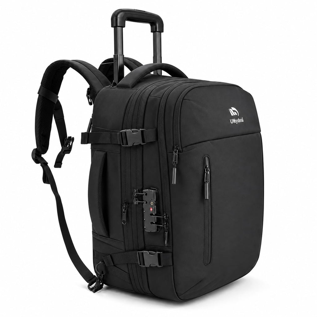 Rolling Backpack Travel with Lock USB C Port P937