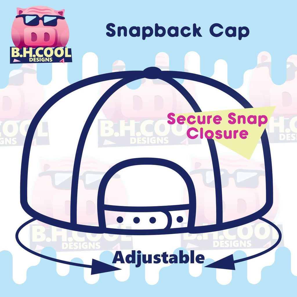 Structured Flat Bill Snapback Cap Y57237