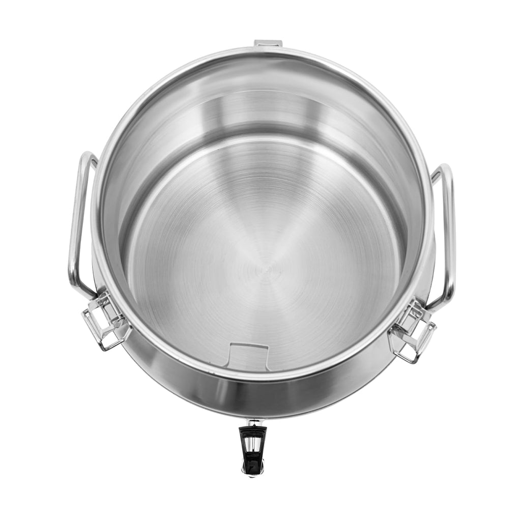 Stainless Steel Milk Can with Faucet, 20L Silicone Sealed Lid S653621