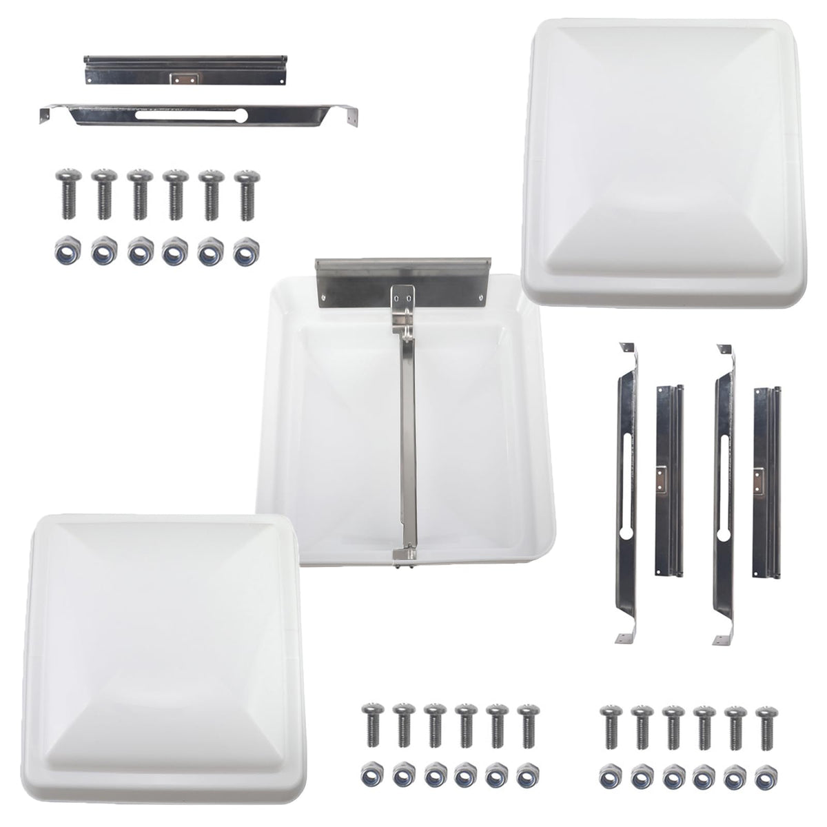14" x 14" RV Roof Vent Cover (3Pcs) I815