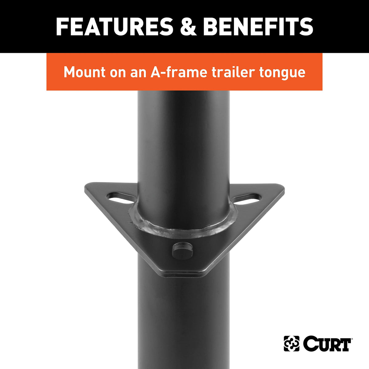 A-Frame Trailer Jack 5,000 lb 14" Travel E4494