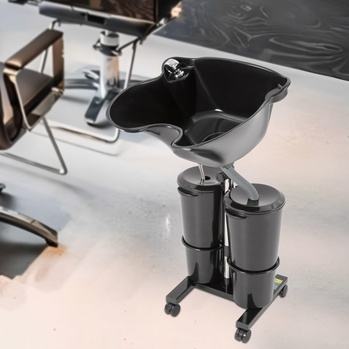 Portable Electric Shampoo Bowl with 2 Water Buckets I3634