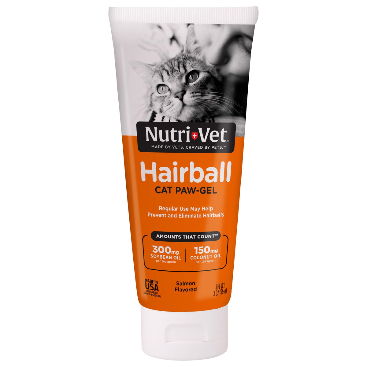 Salmon Flavor Hairball Gel for Cats C7114