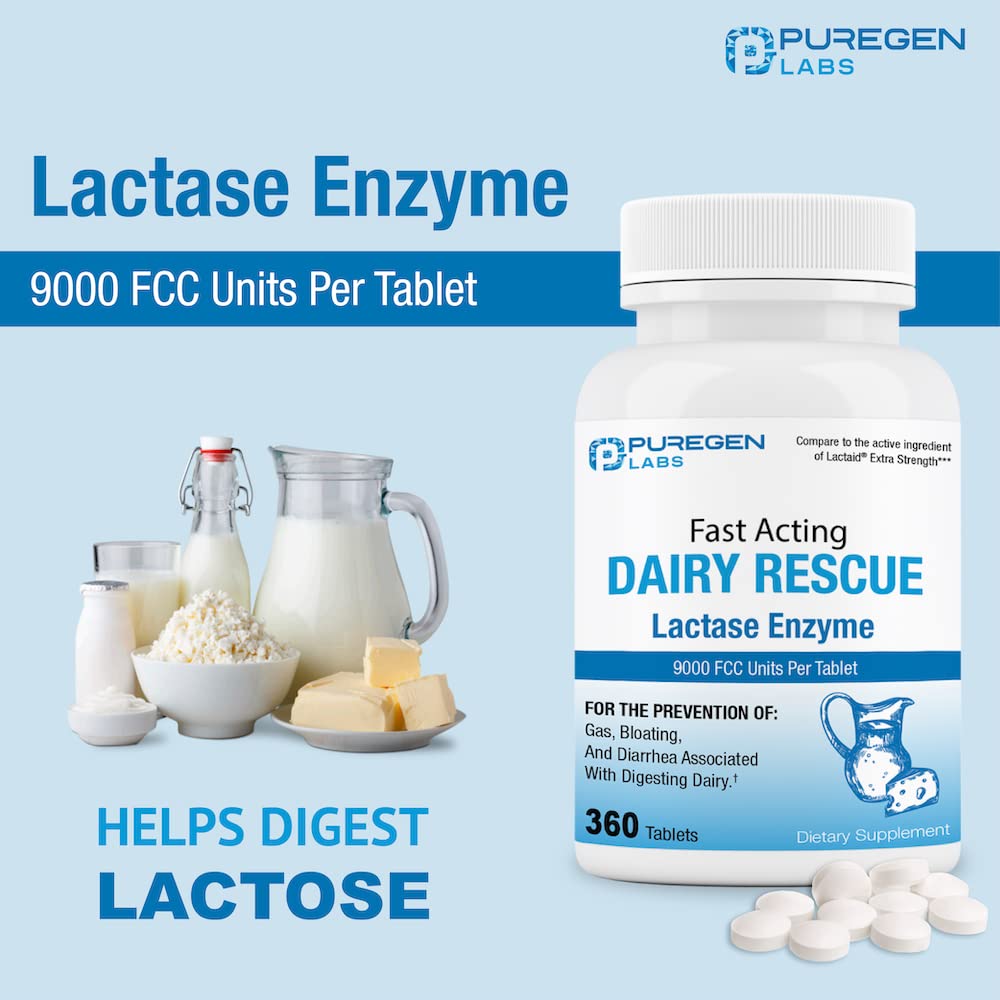 Dairy Relief Lactase Enzyme 9000 FCC 2 Pack P736518