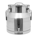 Stainless Steel Milk Can with Faucet, 20L Silicone Sealed Lid S653621