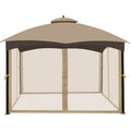 Beige 10 x 12 FT Mosquito Netting T224962