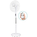 16” Oscillating Stand Fan with Remote, White G300