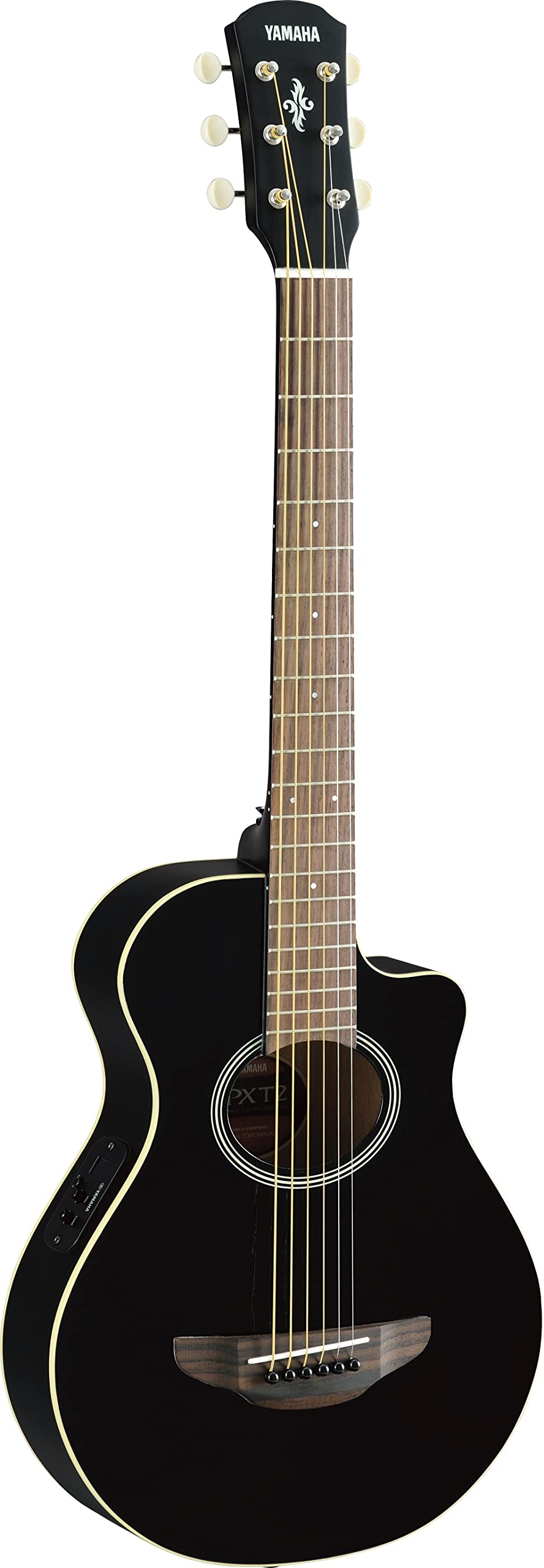 3/4-Size Black Acoustic-Electric Guitar J663323