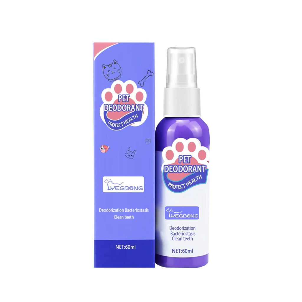 Pet Breath Freshen Spray 60ml Oral Hygiene Solution for Dogs & Cats Q74213