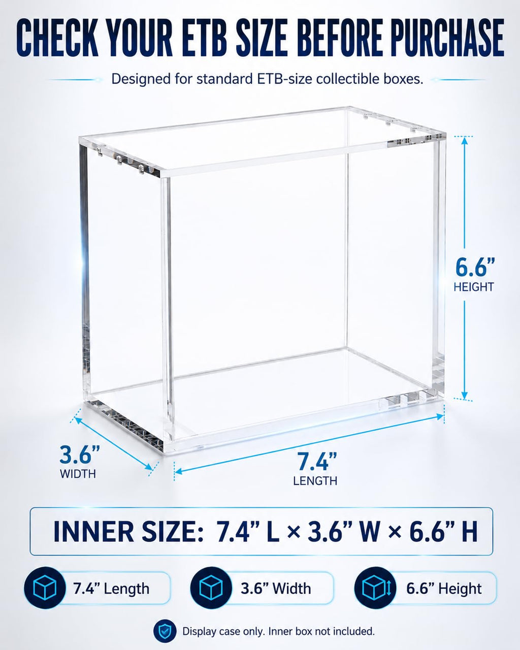 2-Pack Acrylic Case W6730