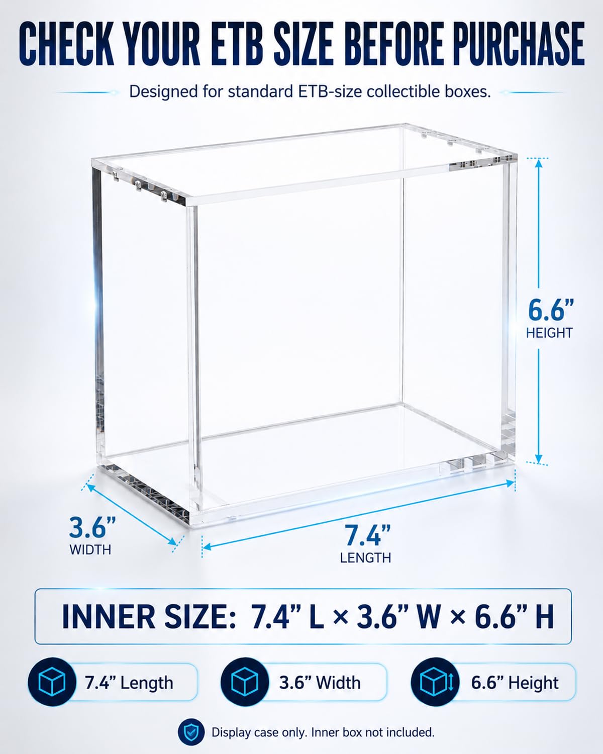 2-Pack Acrylic Case W6730