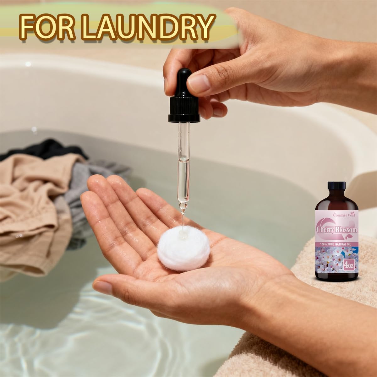 Lavender 4 Fl Oz and Cherry 16 Fl Oz Essential Oil J440