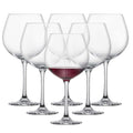 Red Wine Glass Set of 6 Dishwasher-Safe Tritan Crystal 27.5 Ounce M326