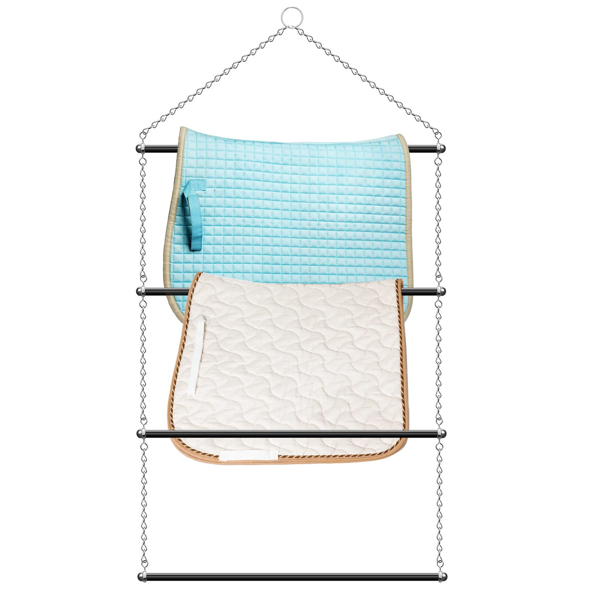 Black 24.02 x 44.88 Inch Blanket Rack R158728