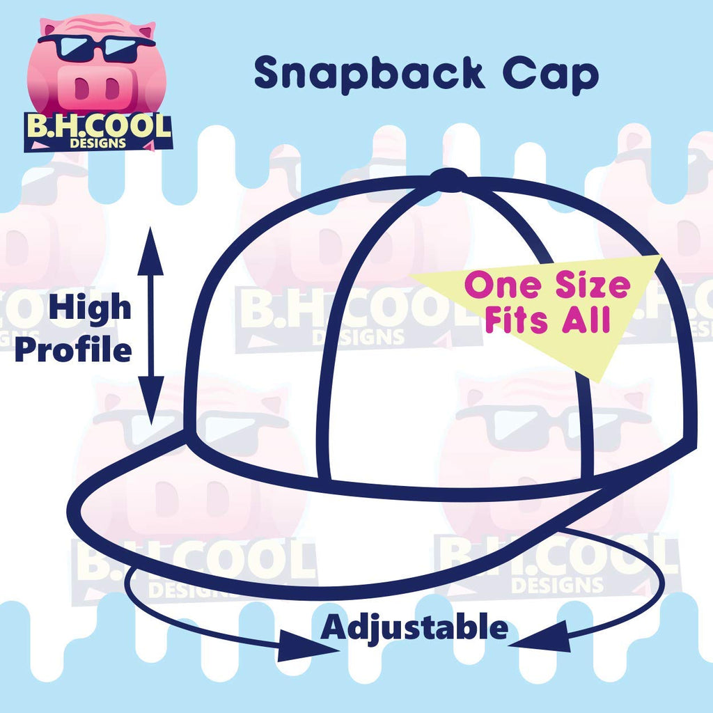 Structured Flat Bill Snapback Cap Y57237