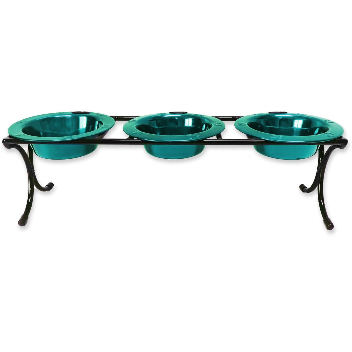 1 Cup Raised Feeder with Stainless Steel Bowls A699