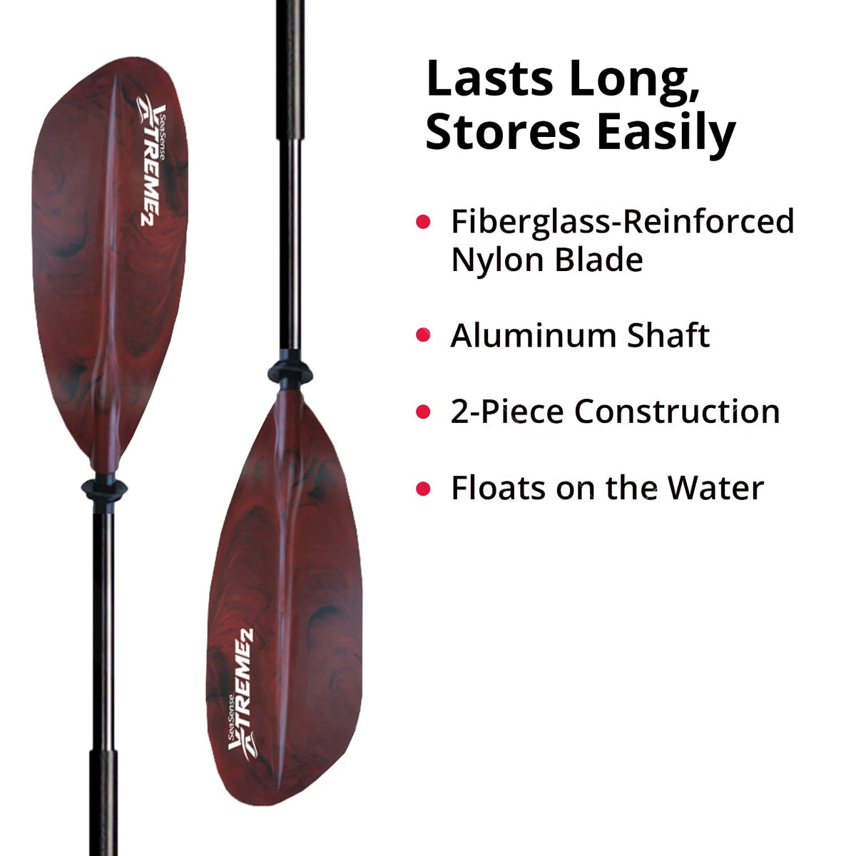 96” Fiberglass Reinforced Nylon Kayak Paddle N799