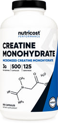 Micronized Creatine Monohydrate 3,000mg 500 Capsules I15112