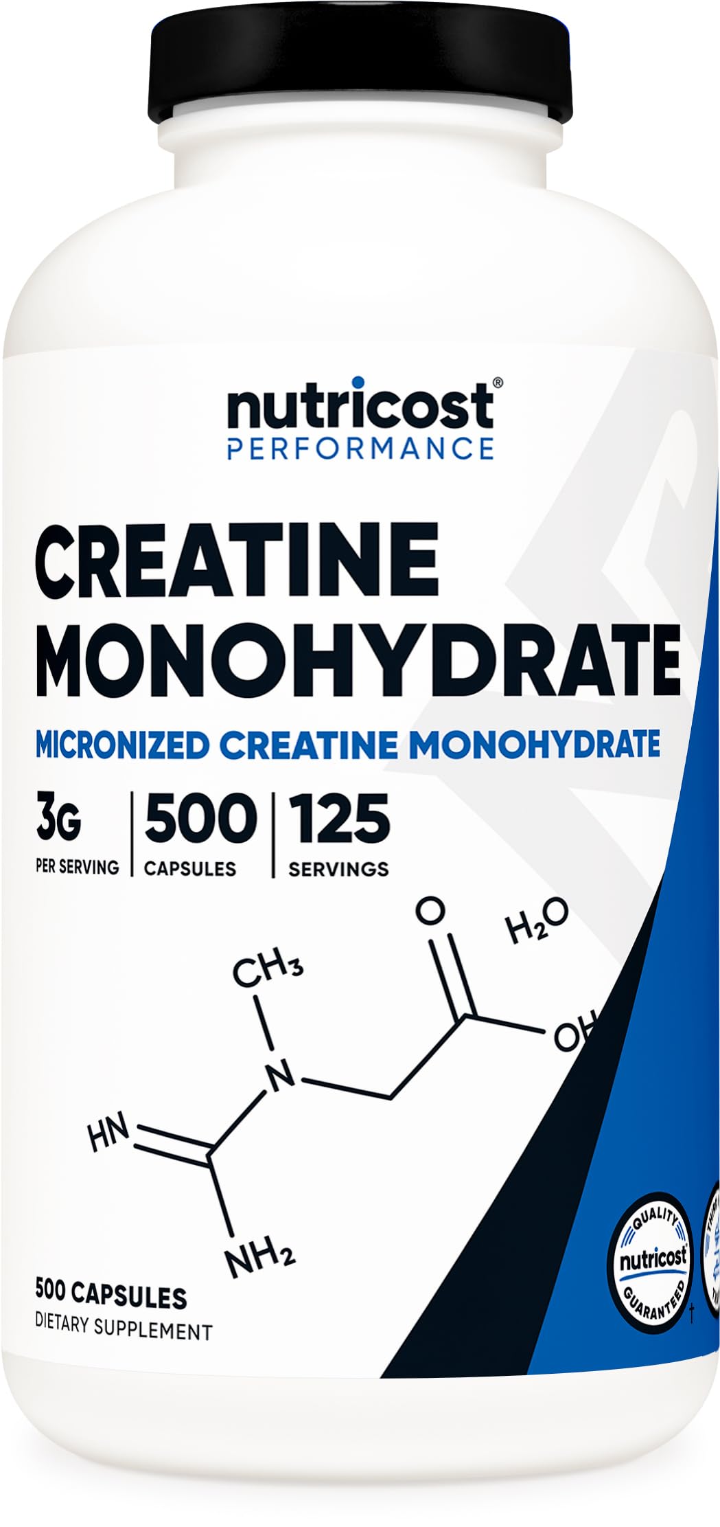 Micronized Creatine Monohydrate 3,000mg 500 Capsules I15112