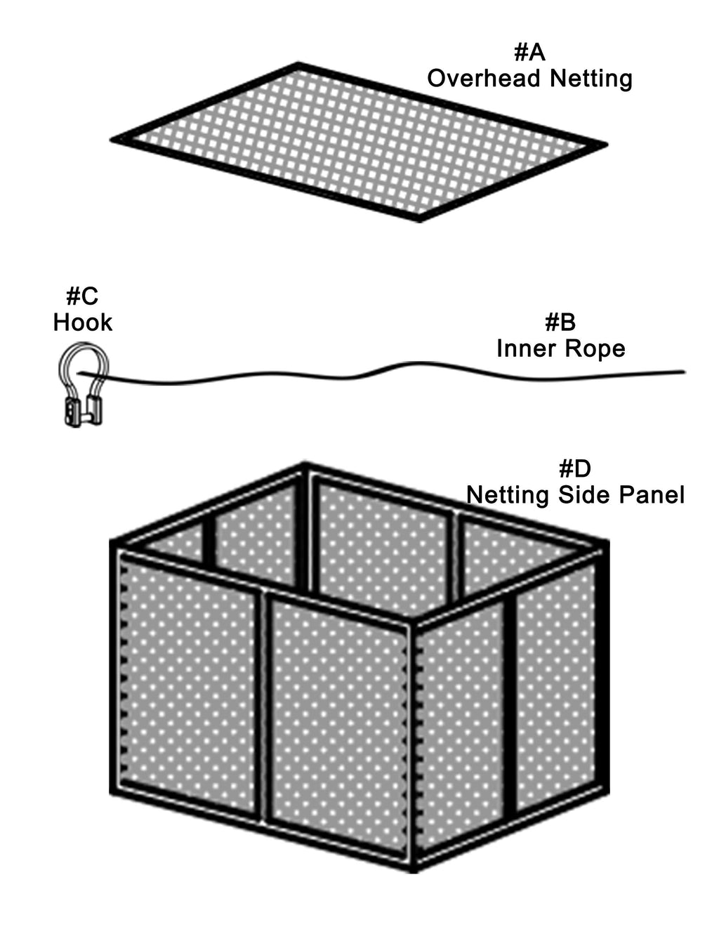Brown Replacement Mosquito Net W3521