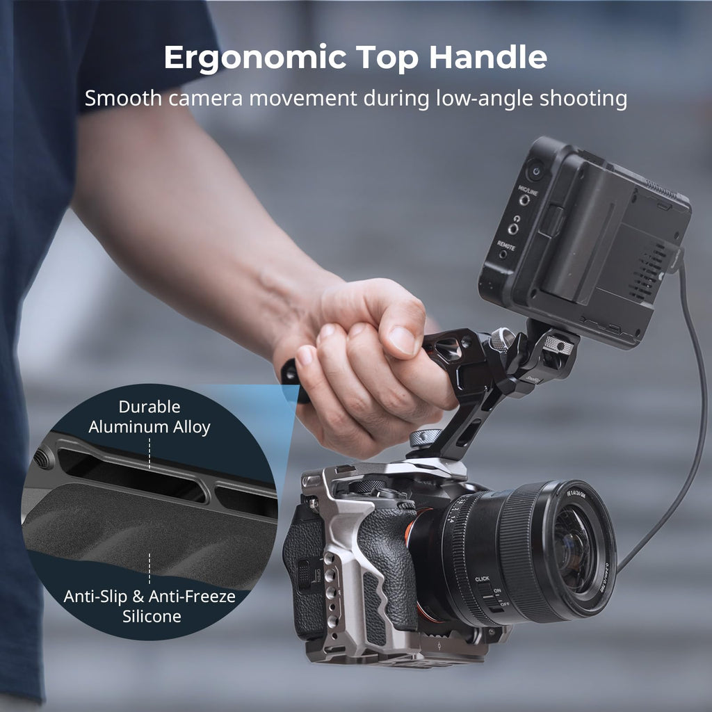 Top Handle & Monitor Mount with 3/8"-16 Locating Holes V613298