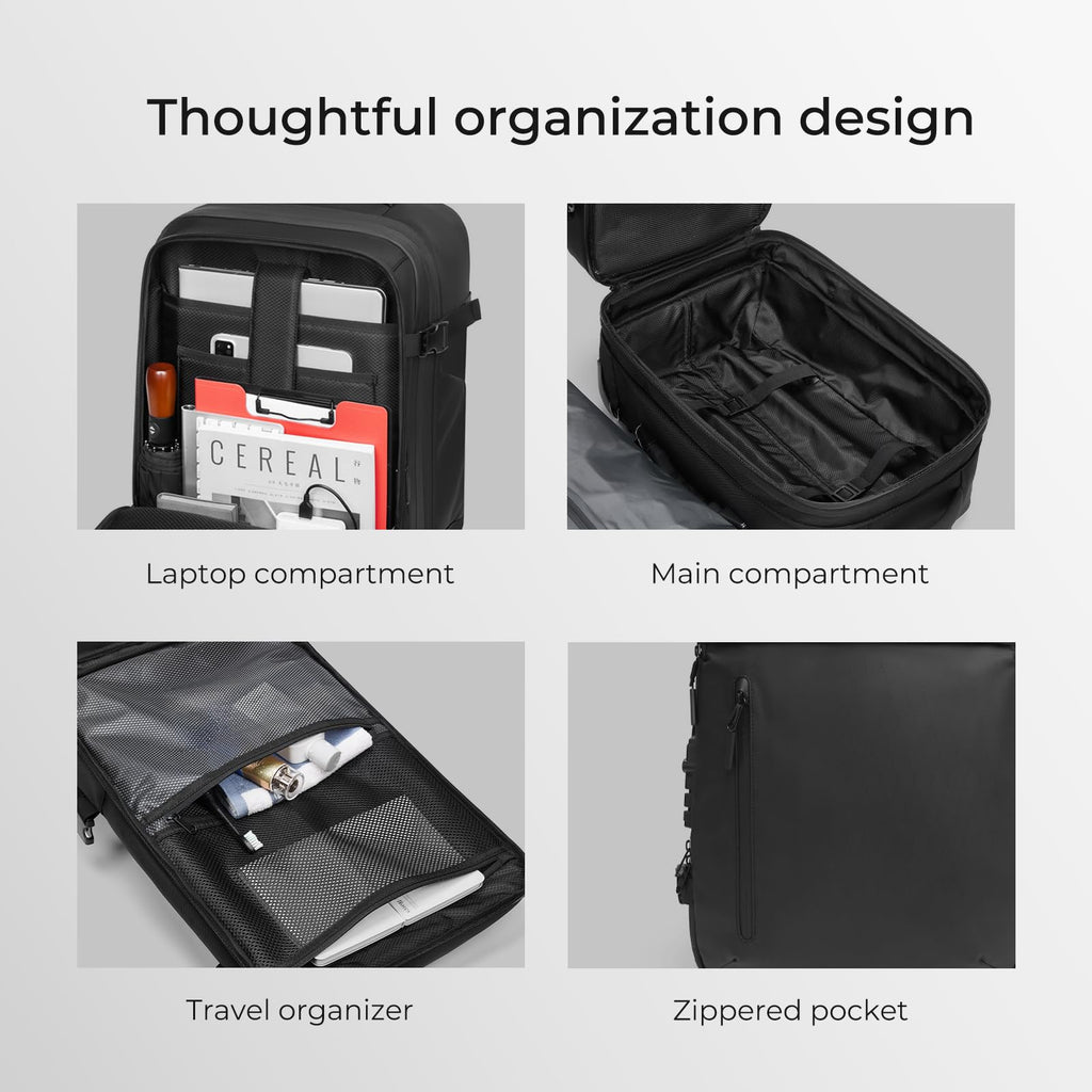 Rolling Backpack Travel with Lock USB C Port P937