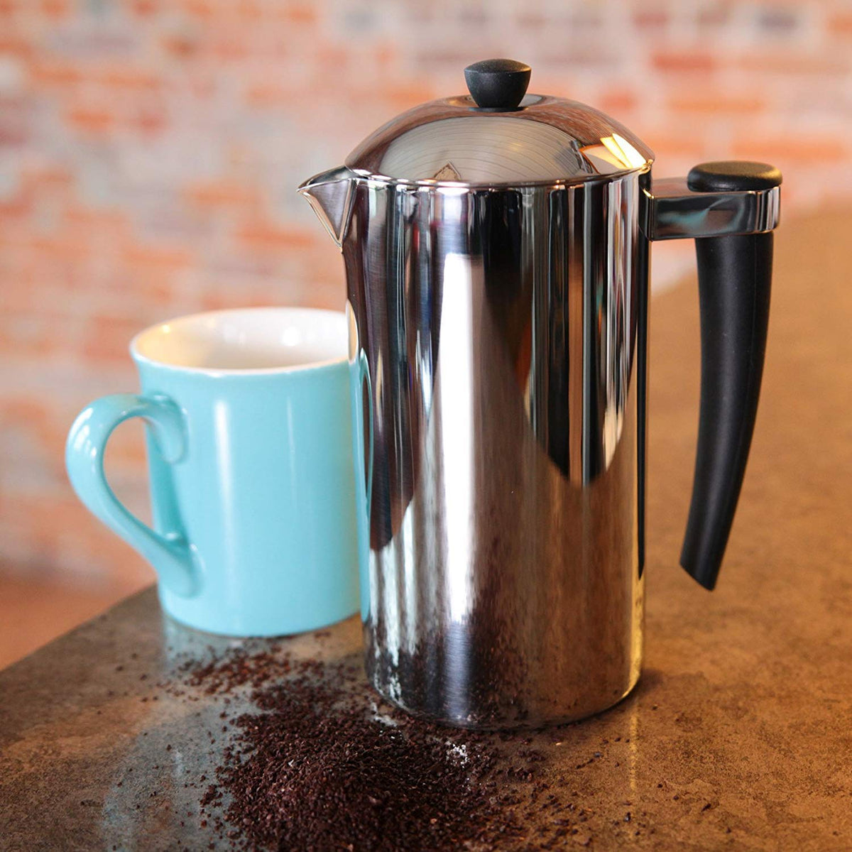 Stainless Steel Double-Wall Coffee Press 1 Liter E430904