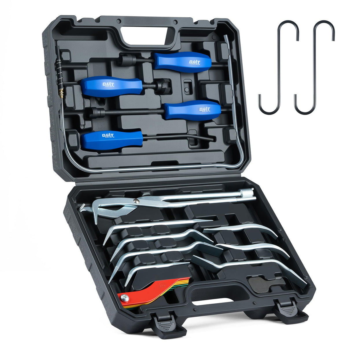 17pc Drum Brake Tool Kit with Spring Compressors and Adjusting Spoons O86718