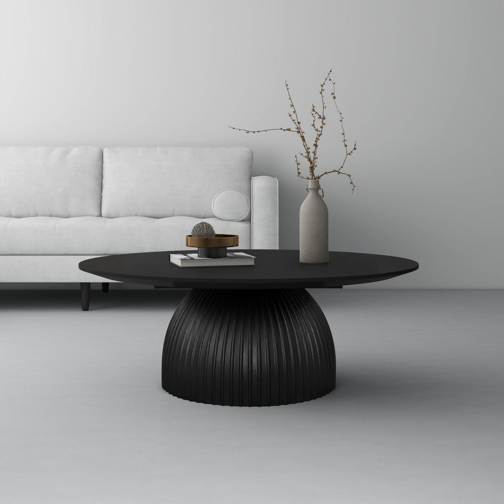 Black Round Drum Coffee Table G989529