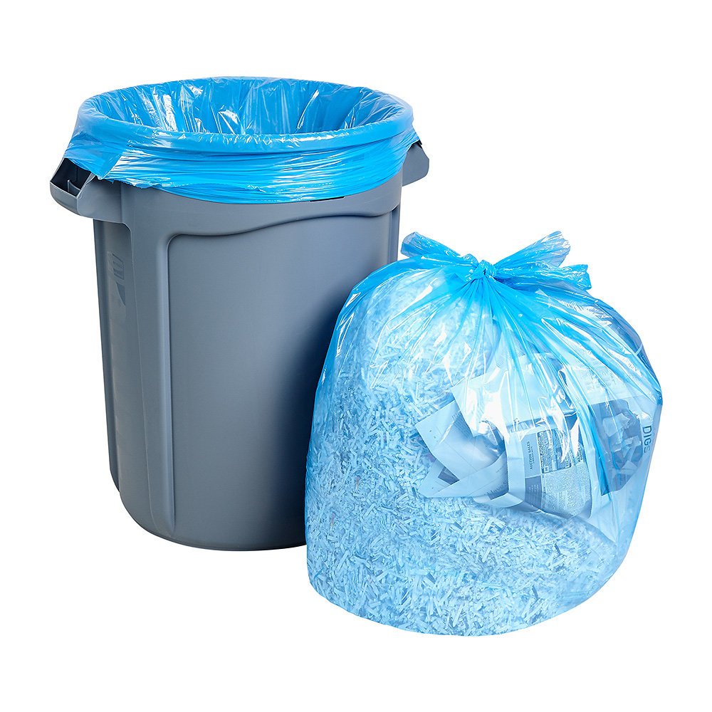 Blue Heavy Duty 33 Gallon Trash Bags 100 Count P7601