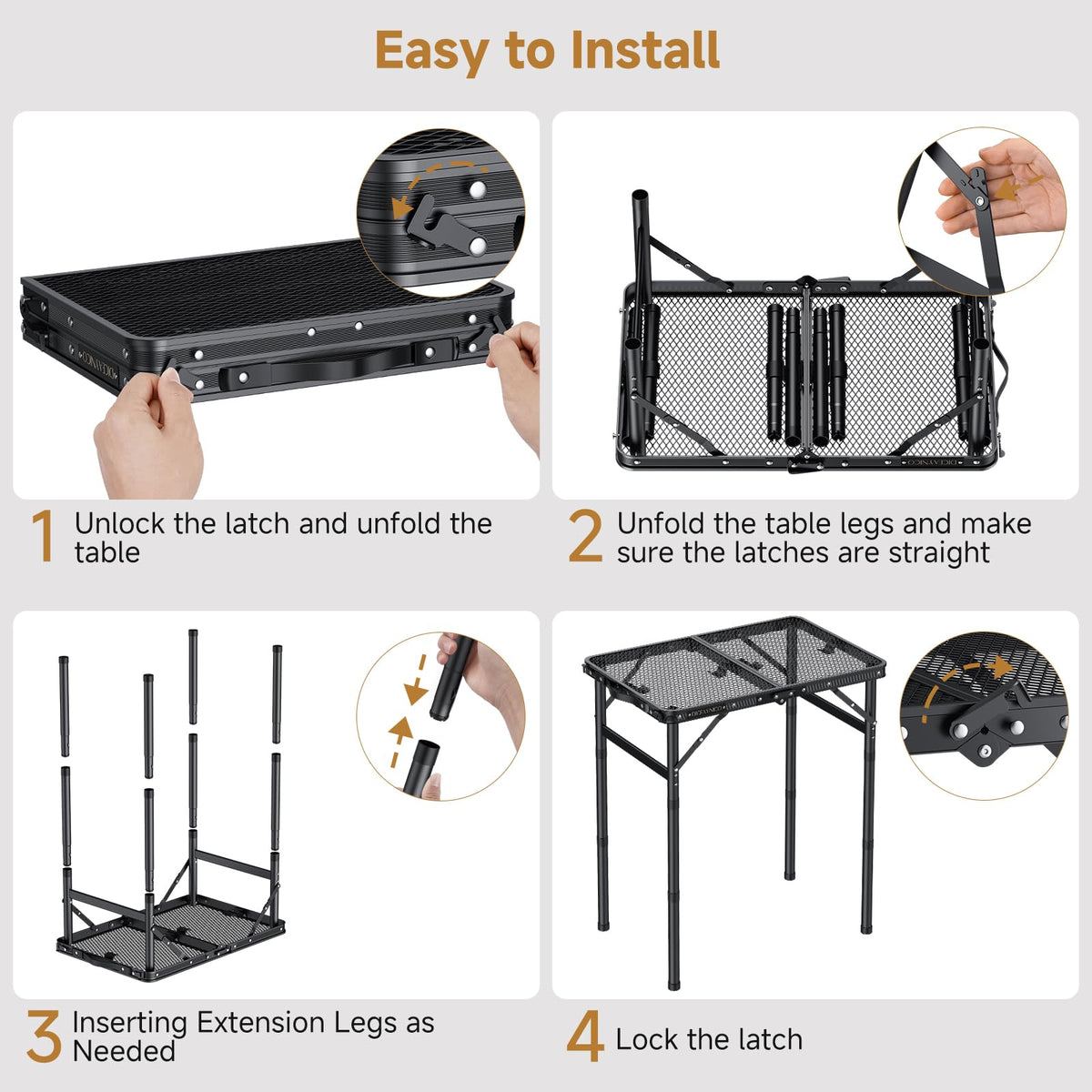 Folding Camping Table G954