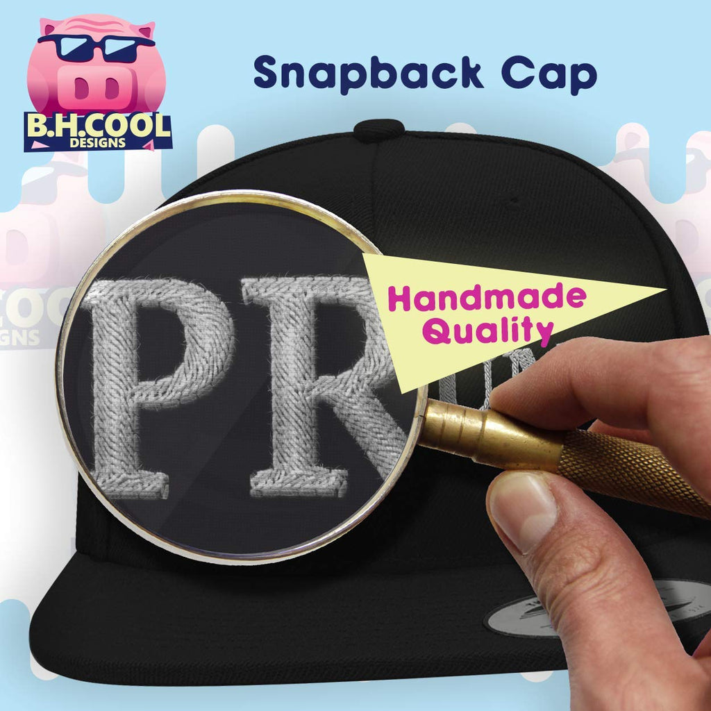 Structured Flat Bill Snapback Cap Y57237