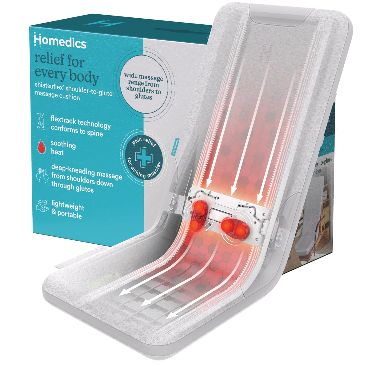 Back Massage Cushion with Heat J157