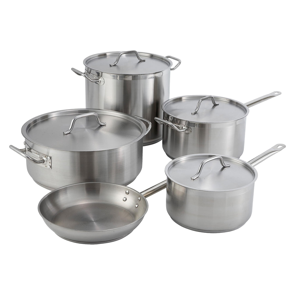 30 qt Stainless Steel Brazier with Lid S7725