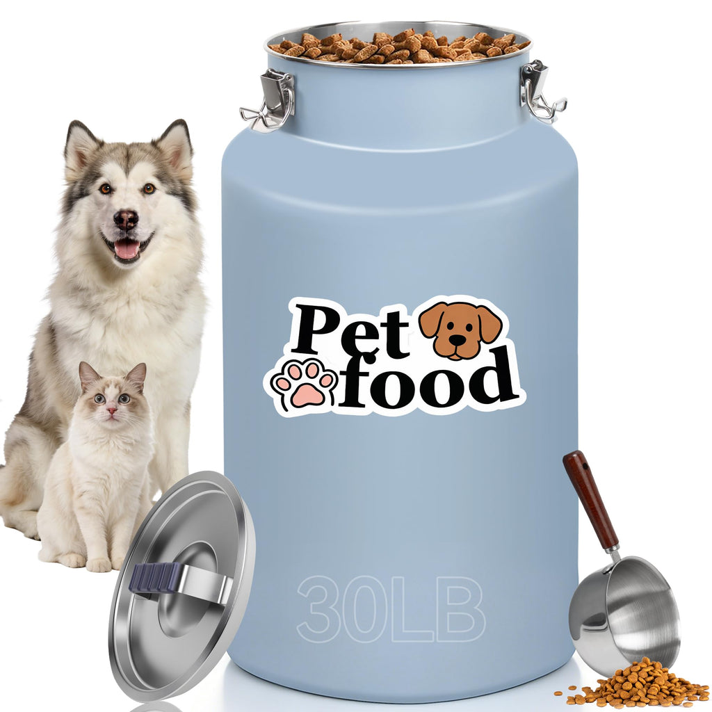 Stainless Steel Dog Food Storage Container with Scoop H5520