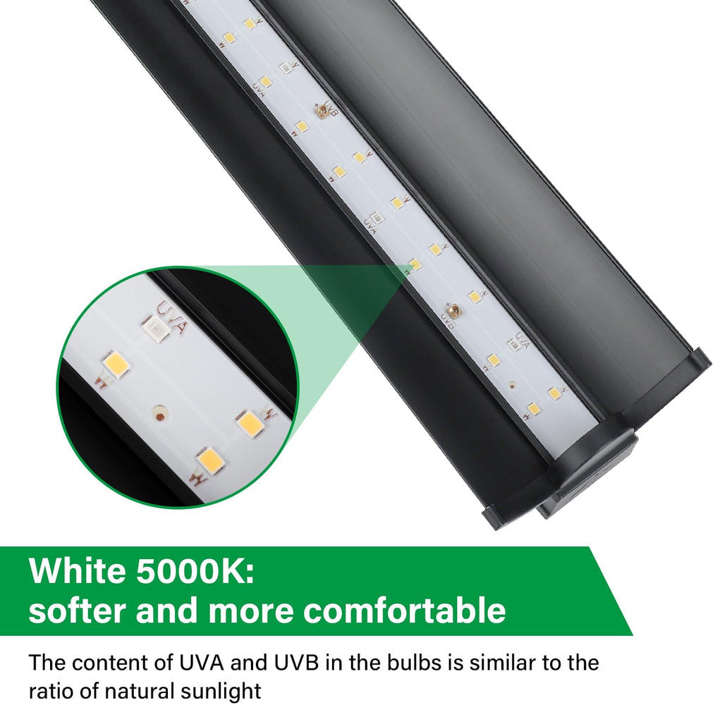 10W UVB Reptile Light Fixture 12 Inch M958