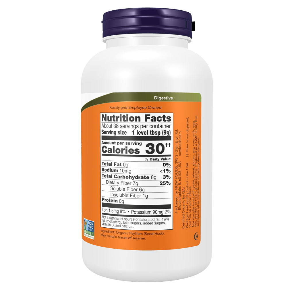 Organic Psyllium Husk Powder 12 oz N93374