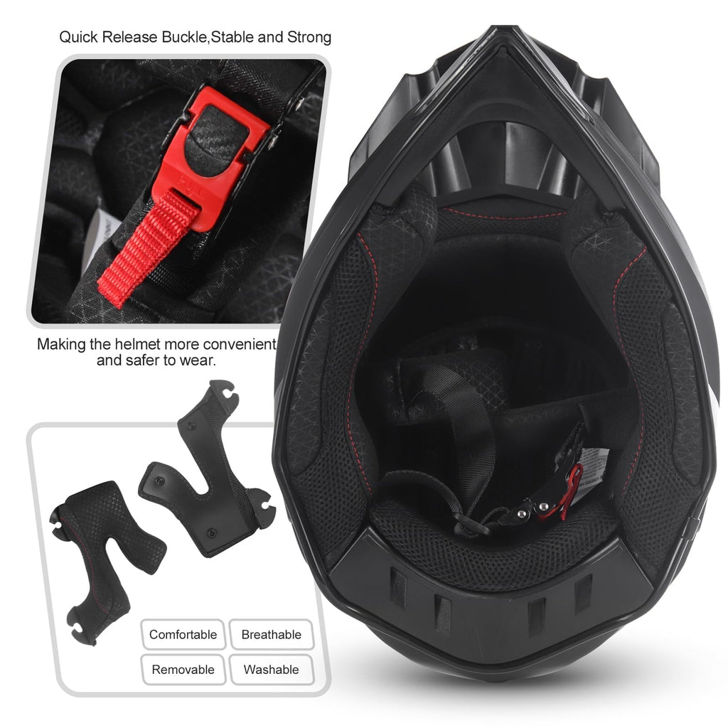 DOT Certified Motocross Helmet Z44389