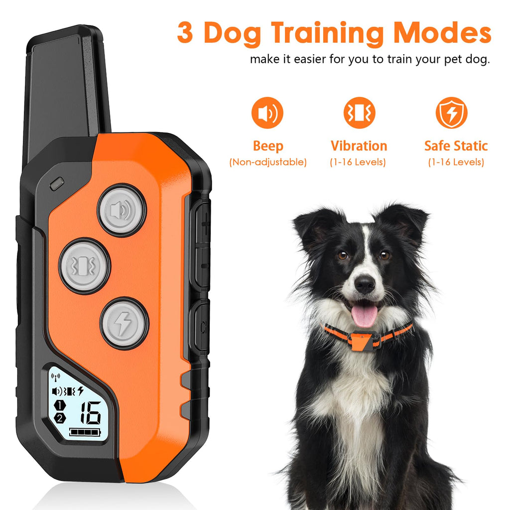 Dog Training Collar with Remote, 3 Modes D644